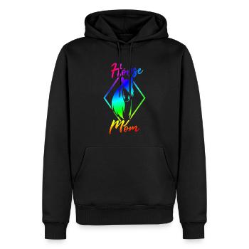 Pferd Mama Pferd Liebhaber Reiter - Männer Premium Bio Hoodie - Schwarz - Vorne - Nico (187cm)