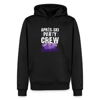 Apres SKi Party Crew - Sweat à capuche Premium bio Homme - noir - Devant - Nico (187cm)