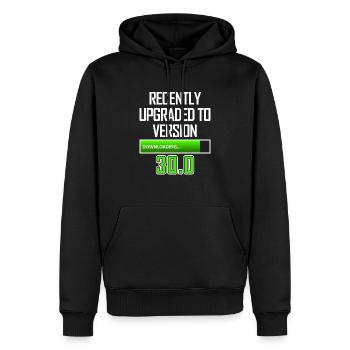 30. Geburtstag von IT-Mitarbeitern PC-Spiele - Männer Premium Bio Hoodie - Schwarz - Vorne - Nico (187cm)