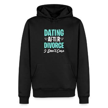 Adultère nouvellement divorcé Divorcé - Sweat à capuche Premium bio Homme - noir - Devant - Nico (187cm)