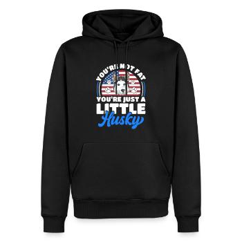 Flag Chiens de traîneau Pet Puppy Dog Love - Sweat à capuche Premium bio Homme - noir - Devant - Nico (187cm)