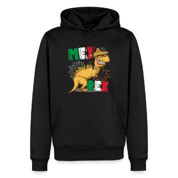 Tacosaurus Mex Rex T Rex Taco Cinco De Mayo - Männer Premium Bio Hoodie - Schwarz - Vorne - Nico (187cm)