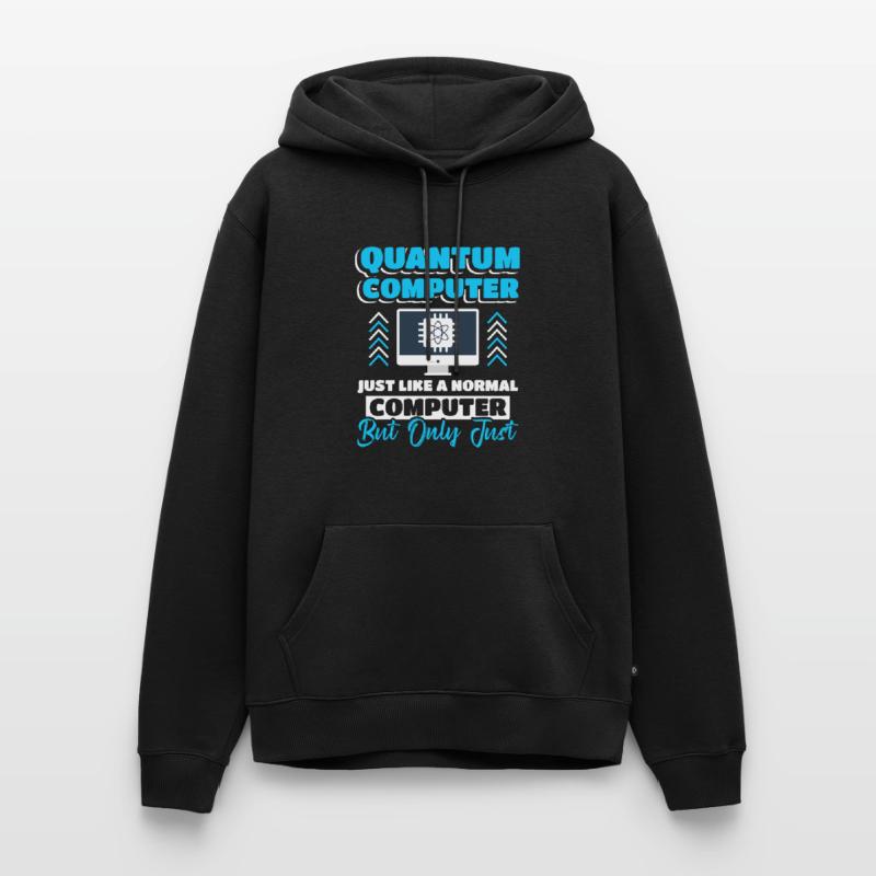 Quantencomputer Quantum Computing Männer Premium Bio Hoodie