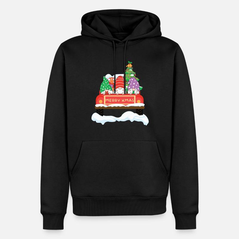 Cadeaux de Noël Noël - Sweat à capuche Premium bio Homme - noir