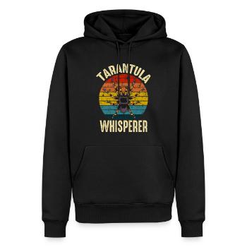 Tarantula Flüsterer Retro Spinne Besitzer - Männer Premium Bio Hoodie - Schwarz - Vorne - Nico (187cm)