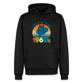 Égalité des sexes Feminism Rec - Sweat à capuche Premium bio Homme - noir - Devant - Nico (187cm)