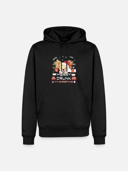 Chihuahua Christmas Market - Men’s Premium Organic Hoodie - black