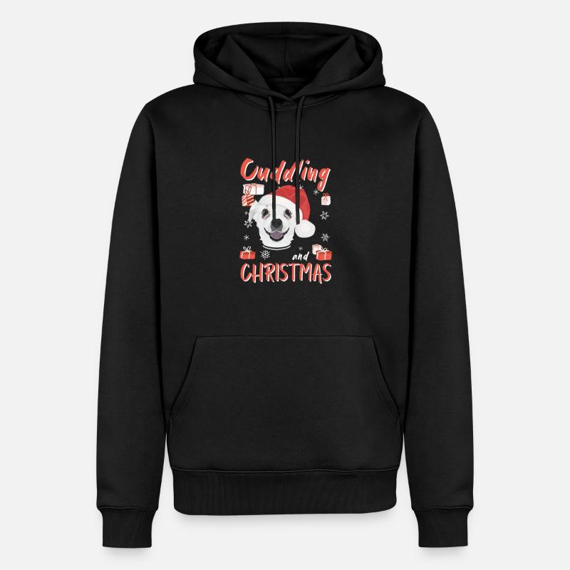 Chihuahua Joyeux Noël - Sweat à capuche Premium bio Homme - noir