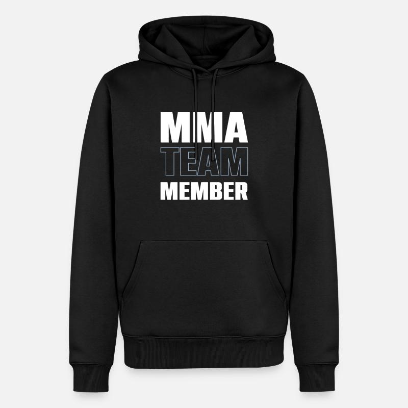 L’équipe MMA - Sweat à capuche Premium bio Homme - noir