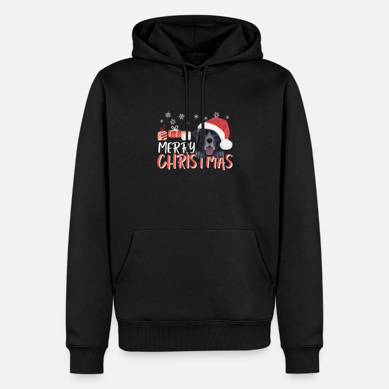 Joyeux Noël Labrador - Sweat à capuche Premium bio Homme - noir