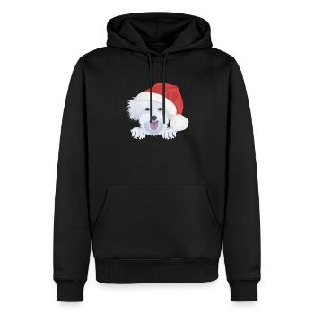 Malteser Merry Christmas - Men’s Premium Organic Hoodie - black - Front - Nico (187cm)