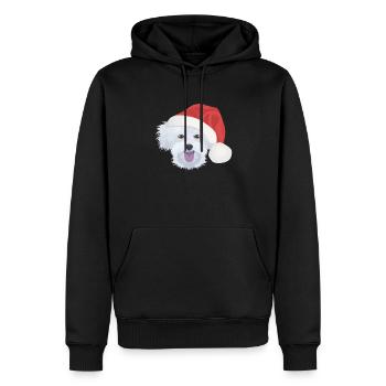 Malteser Merry Christmas - Men’s Premium Organic Hoodie - black - Front - Nico (187cm)