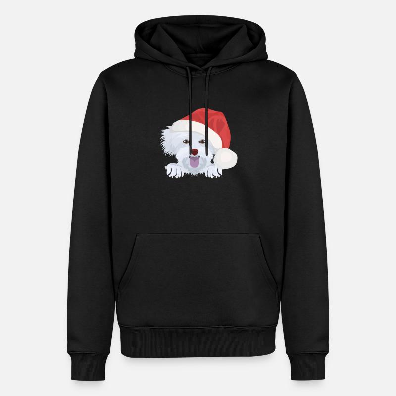 Malteser Joyeux Noël - Sweat à capuche Premium bio Homme - noir