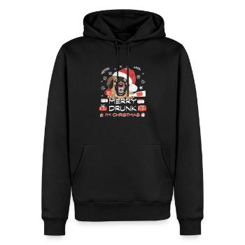 Marché de Noël de Leonberg - Sweat à capuche Premium bio Homme - noir - Devant - Nico (187cm)