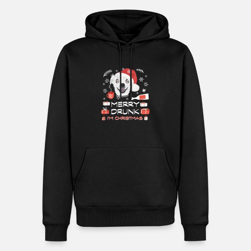 Marché de Noël de Chihuahua - Sweat à capuche Premium bio Homme - noir