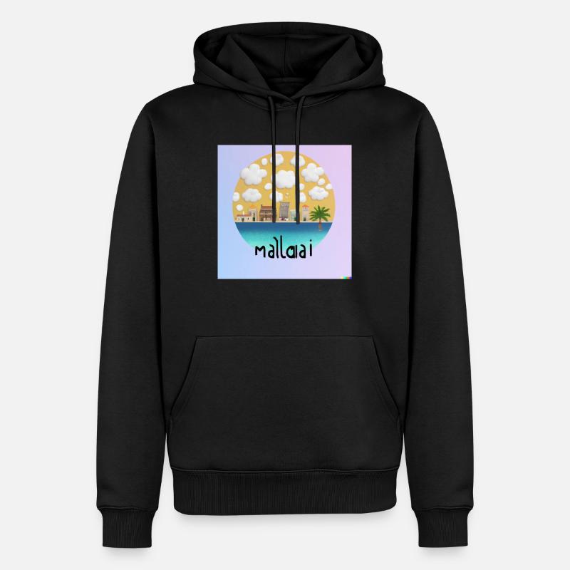 Palma de Mallorca - Männer Premium Bio Hoodie - Schwarz