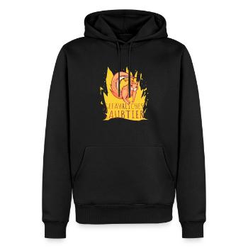 Gefährliches Laubtier Eichhörnchen - Männer Premium Bio Hoodie - Schwarz - Vorne - Nico (187cm)