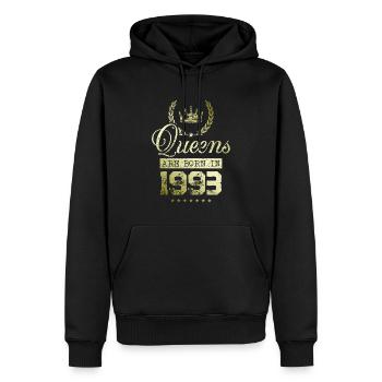 Queens born in 1993 - Männer Premium Bio Hoodie - Schwarz - Vorne - Nico (187cm)