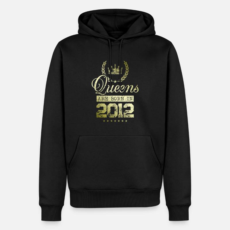 Queens nées en 2012 - Sweat à capuche Premium bio Homme - noir