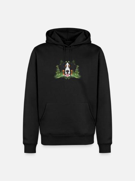 Bouvier bernois tropical - Sweat à capuche Premium bio Homme - noir