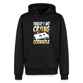 Cornhole Spiel Outdoor Bean Bag Sackloch für - Männer Premium Bio Hoodie - Schwarz - Vorne - Nico (187cm)