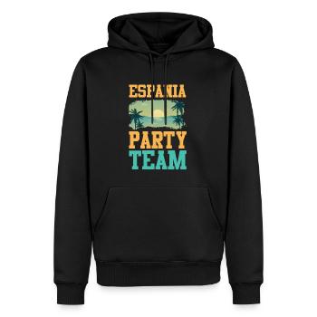 Équipe du parti d'Espagne - Sweat à capuche Premium bio Homme - noir - Devant - Nico (187cm)