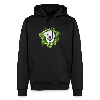 Tropical Chihuahua - Männer Premium Bio Hoodie - Schwarz - Vorne - Nico (187cm)