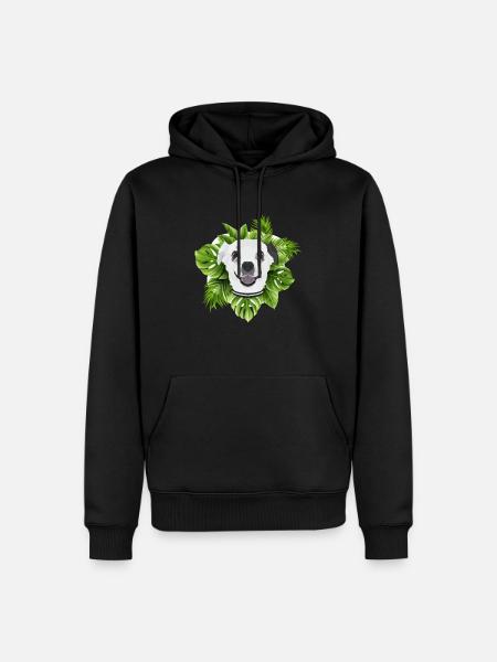 Tropical Chihuahua - Men’s Premium Organic Hoodie - black