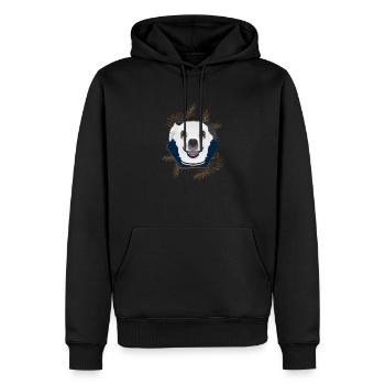 Golden Dog Chihuahua - Sweat à capuche Premium bio Homme - noir - Devant - Nico (187cm)