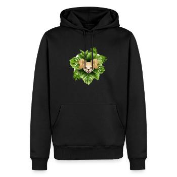 Tropical Chihuahua - Sweat à capuche Premium bio Homme - noir - Devant - Nico (187cm)