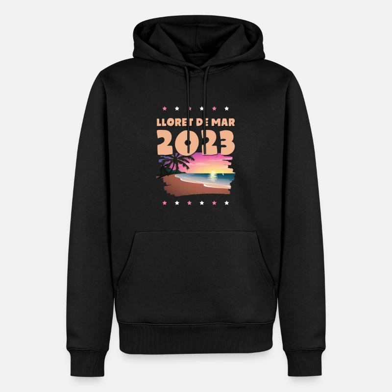 Lloret De Mar 2023 - Männer Premium Bio Hoodie - Schwarz