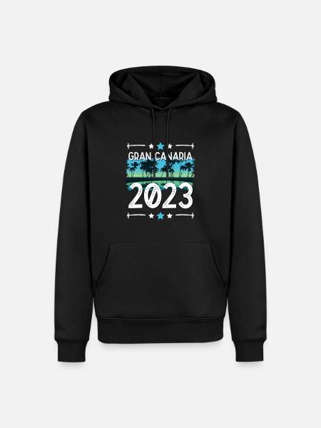 Gran Canaria 2023 - Men’s Premium Organic Hoodie - black