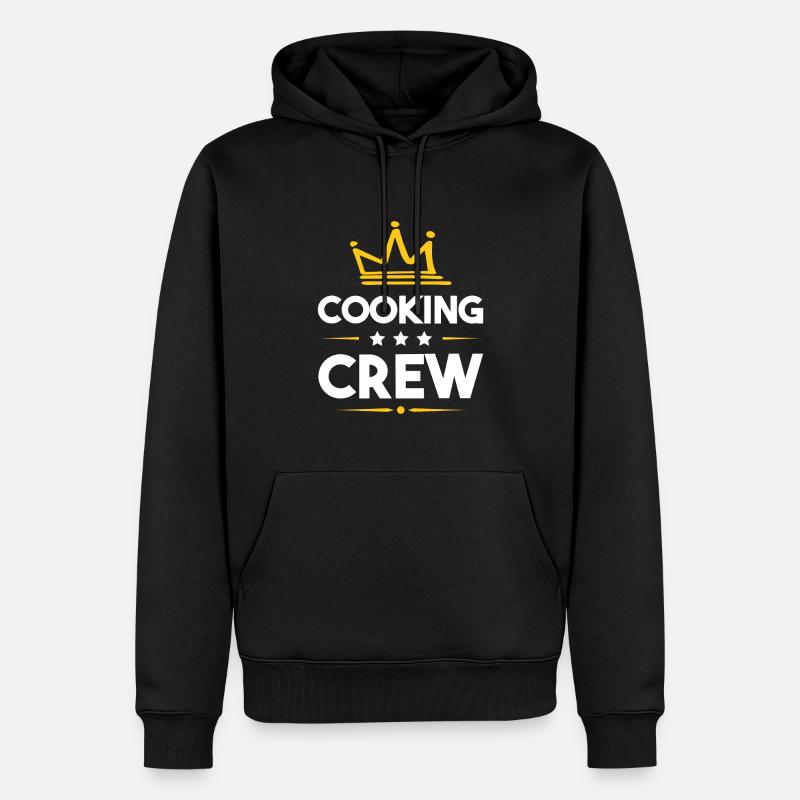 Équipe de cuisson - Sweat à capuche Premium bio Homme - noir