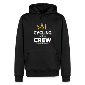 Cycling Crew - Men’s Premium Organic Hoodie - black - Front - Nico (187cm)
