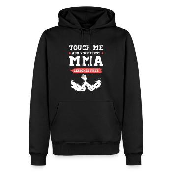 mixed martial arts mma - Männer Premium Bio Hoodie - Schwarz - Vorne - Nico (187cm)