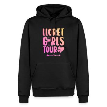 Lloret De Mar Party Team - Sweat à capuche Premium bio Homme - noir - Devant - Nico (187cm)