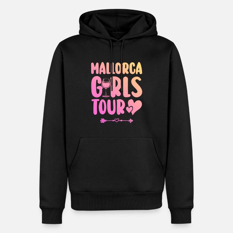 Mallorca Party Team - Männer Premium Bio Hoodie - Schwarz