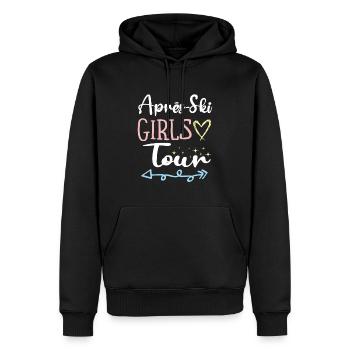 Apres-Ski Girls Tour - Männer Premium Bio Hoodie - Schwarz - Vorne - Nico (187cm)