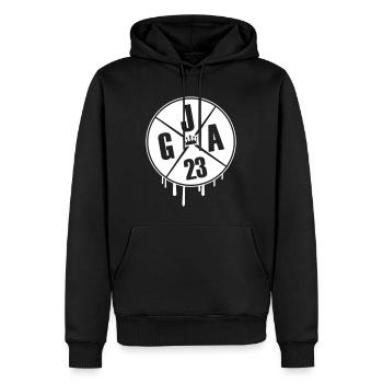 Jga 2023 Junggesellenabschied - Männer Premium Bio Hoodie - Schwarz - Vorne - Nico (187cm)