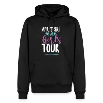 Apres-Ski Girls Tour - Männer Premium Bio Hoodie - Schwarz - Vorne - Nico (187cm)