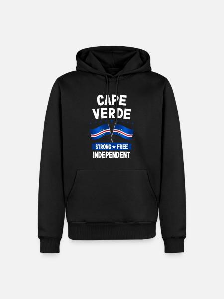 Cap Vert - Sweat à capuche Premium bio Homme - noir