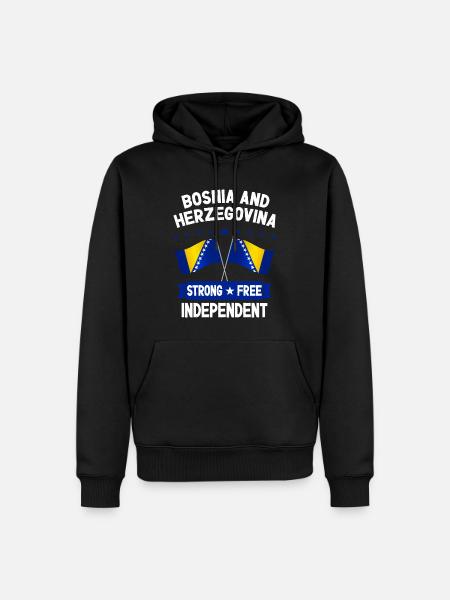 Bosnia and Herzegovina - Men’s Premium Organic Hoodie - black
