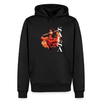 Flamenco Tanz Andalusien Spanischer Tanz - Männer Premium Bio Hoodie - Schwarz - Vorne - Nico (187cm)