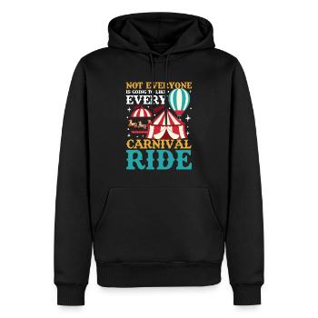 Like Every Carnival Ride - Männer Premium Bio Hoodie - Schwarz - Vorne - Nico (187cm)