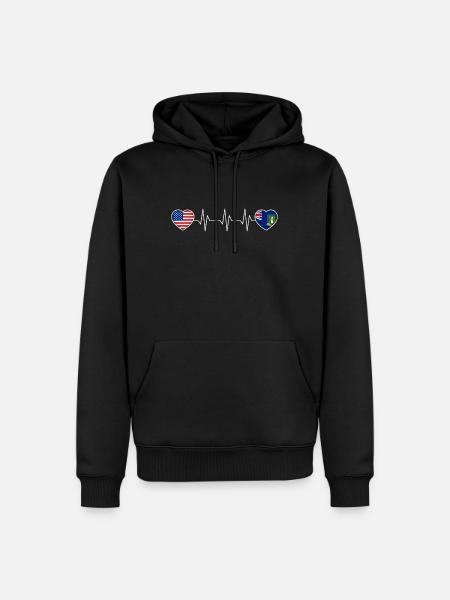 British Virgin Islands - Men’s Premium Organic Hoodie - black
