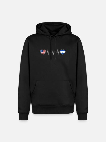 El Salvador - Men’s Premium Organic Hoodie - black