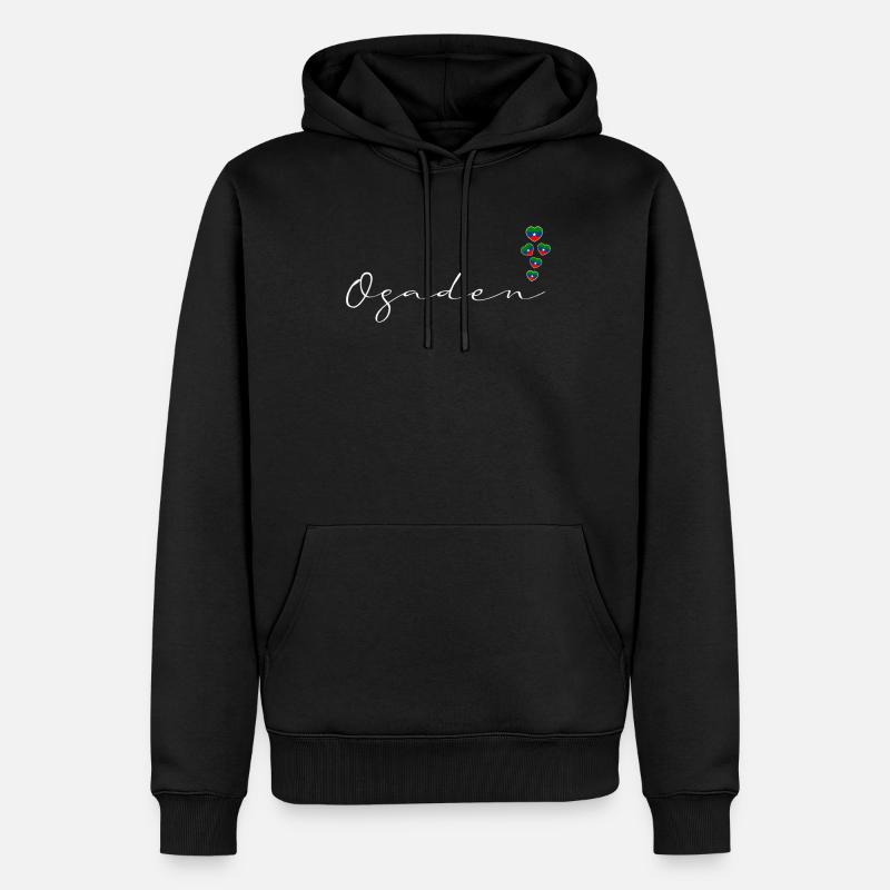Ogaden - Sweat à capuche Premium bio Homme - noir
