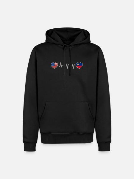 Liechtenstein - Men’s Premium Organic Hoodie - black