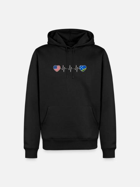 Solomon Islands - Men’s Premium Organic Hoodie - black