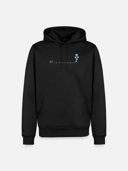 Micronésie - Sweat à capuche Premium bio Homme - noir